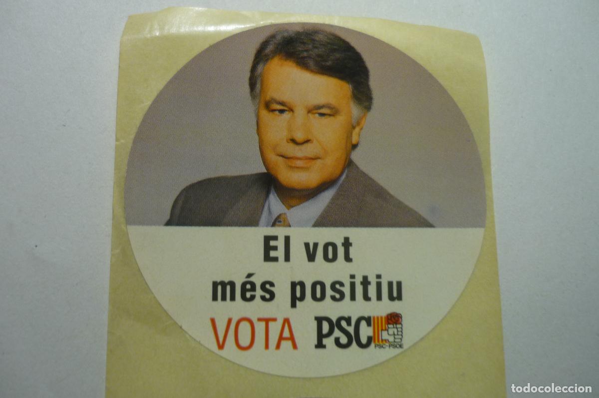 Pegatinas de colecci&oacute;n: p&egrave;gatina politica catalan psc