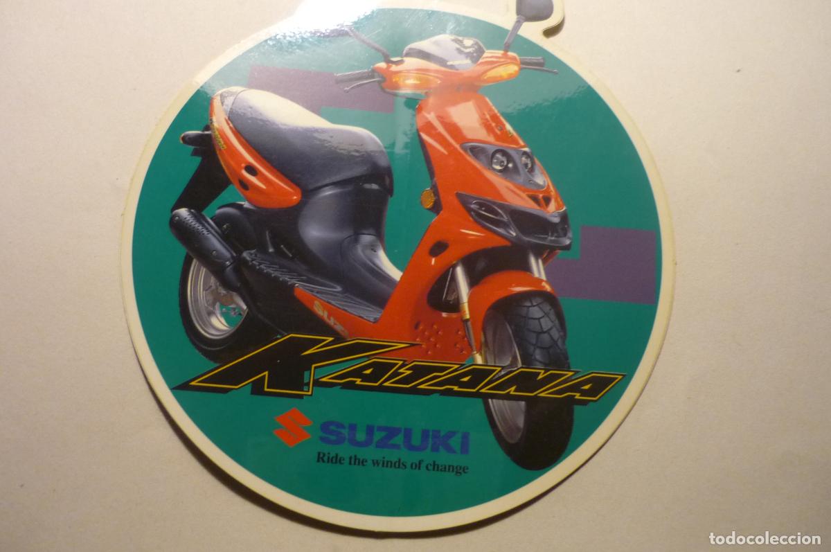 Pegatinas de colecci&oacute;n: pegatina katana de suzuki
