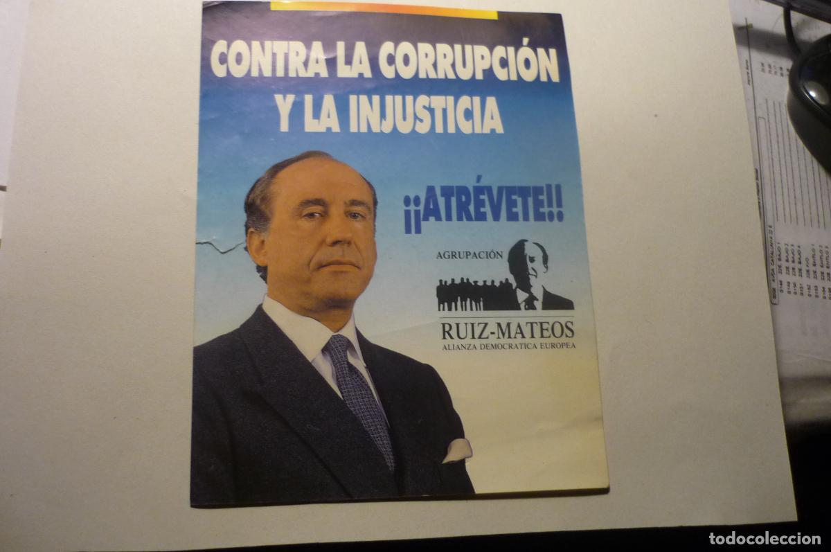 Pegatinas de colecci&oacute;n: pegatina grande ruiz mateos politica
