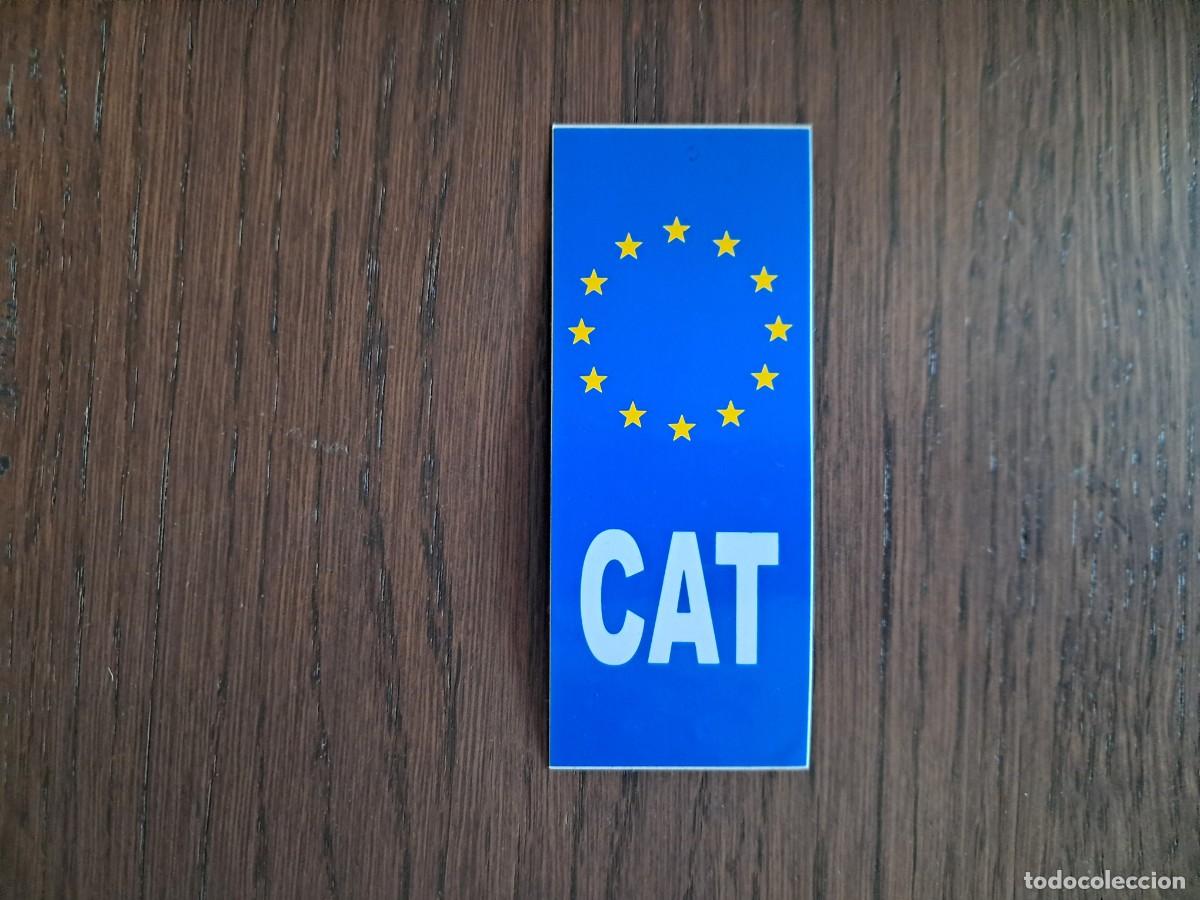 Pegatinas de colecci&oacute;n: pegatina, CAT, Catalunya, comunidad europea.