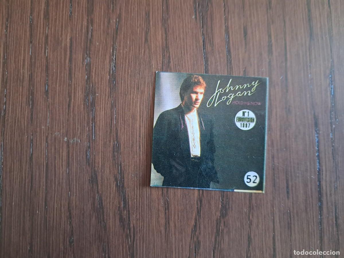 Pegatinas de colecci&oacute;n: CROMO ADHESIVO DE CANTANTE JOHNNY LOGAN, 1&ordm; EUROVISION 87, DE RITMO GUAY,N&ordm; 52