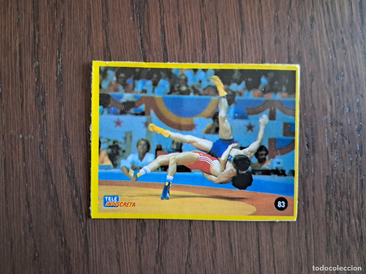 Pegatinas de colecci&oacute;n: pegatina de deportes, tele indiscreta n&ordm; 83.