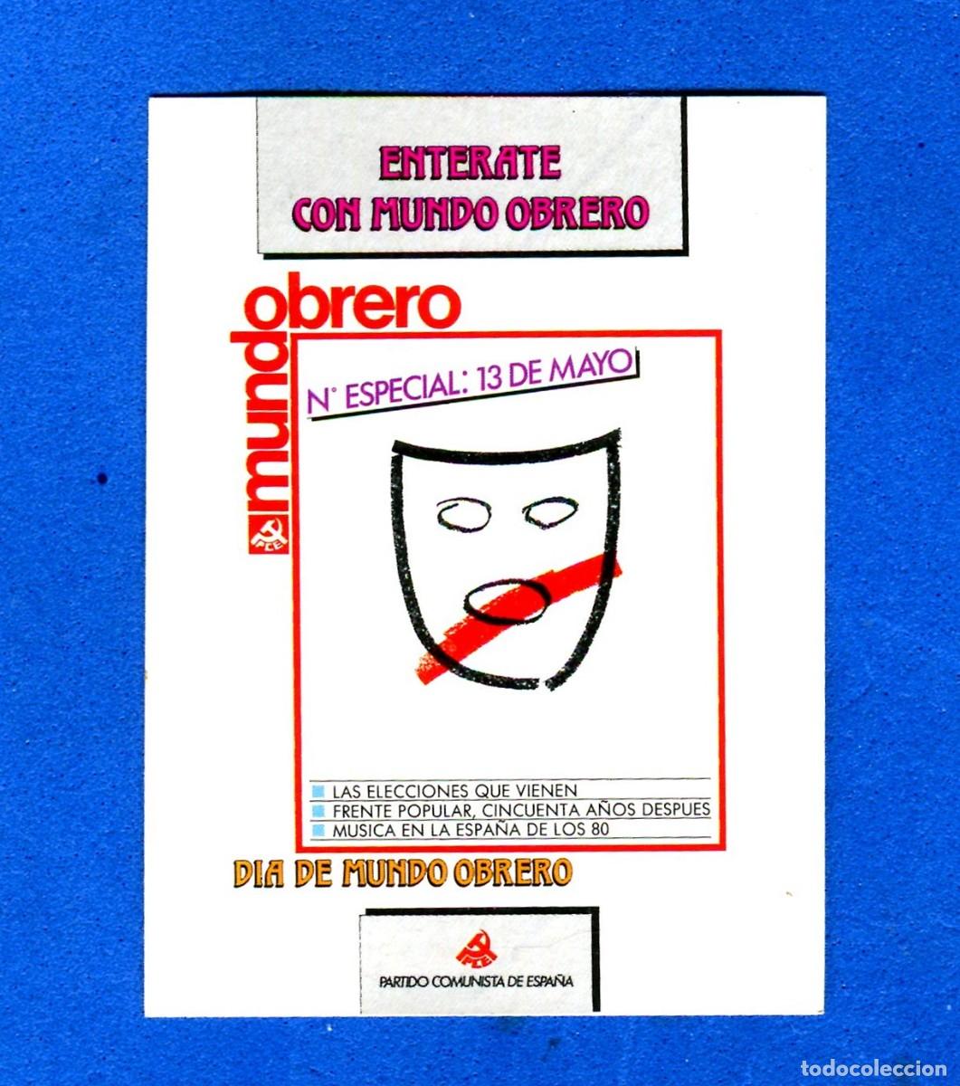 Autocollants de collection: ANTIGUA PEGATINA POLITICA