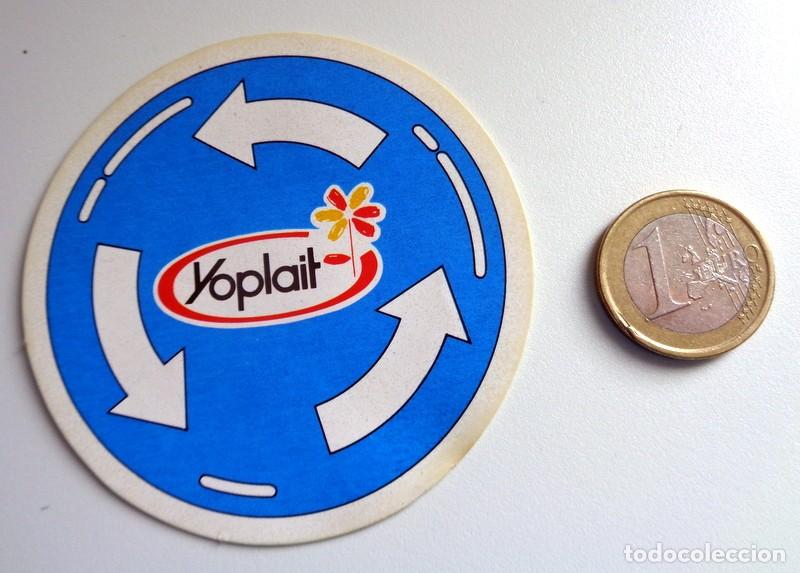 Pegatinas de colecci&oacute;n: CROMO PEGATINA ADHESIVO COLECCION BICIYOPLAIT YOPLAIT. SE&Ntilde;AL DE TR&Aacute;FICO. YOGURES. BICI. A&Ntilde;OS 80