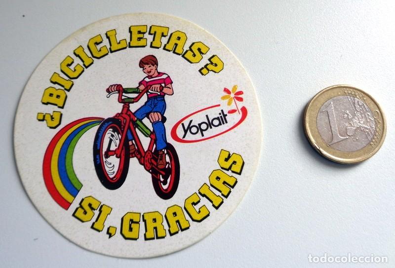 Pegatinas de colecci&oacute;n: CROMO PEGATINA ADHESIVO COLECCION BICIYOPLAIT YOPLAIT. CICLISMO BICICLETAS. YOGURES. BICI. A&Ntilde;OS 80