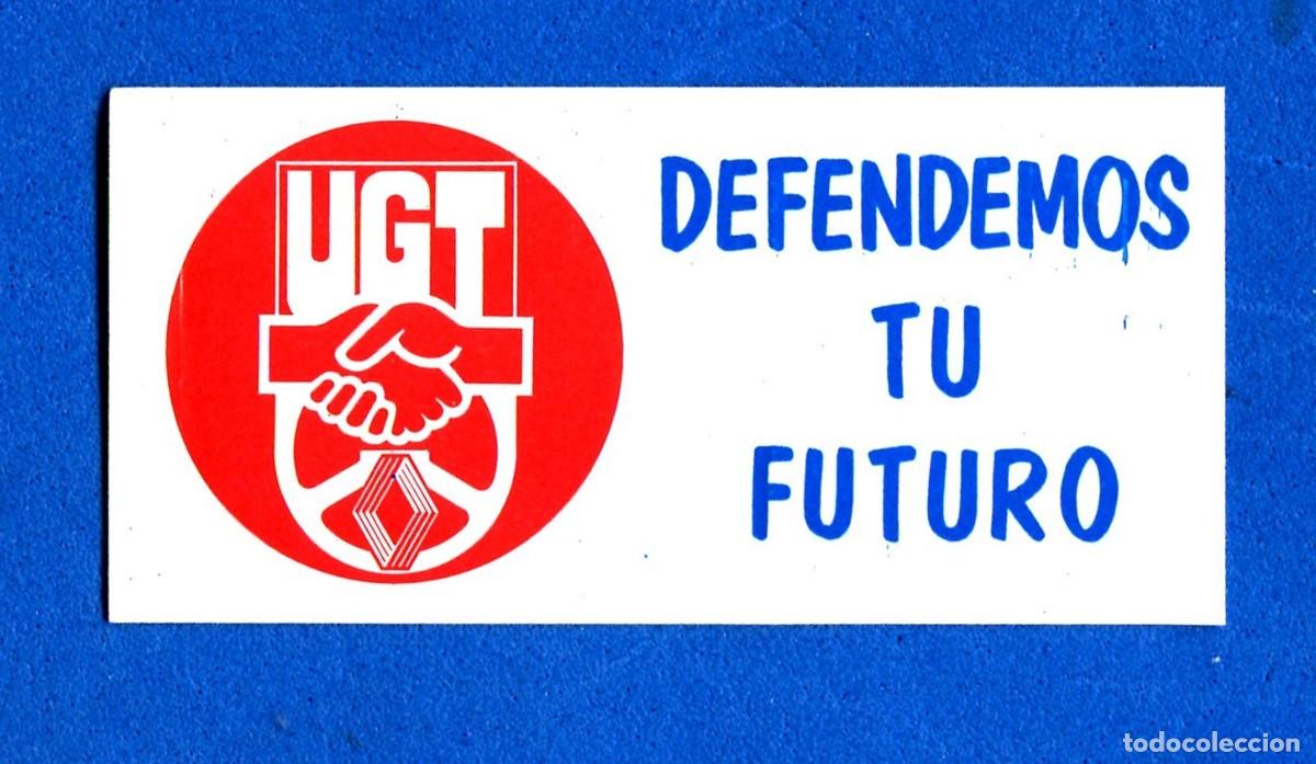 Autocollants de collection: PEGATINA POLITICA RENAULT UGT