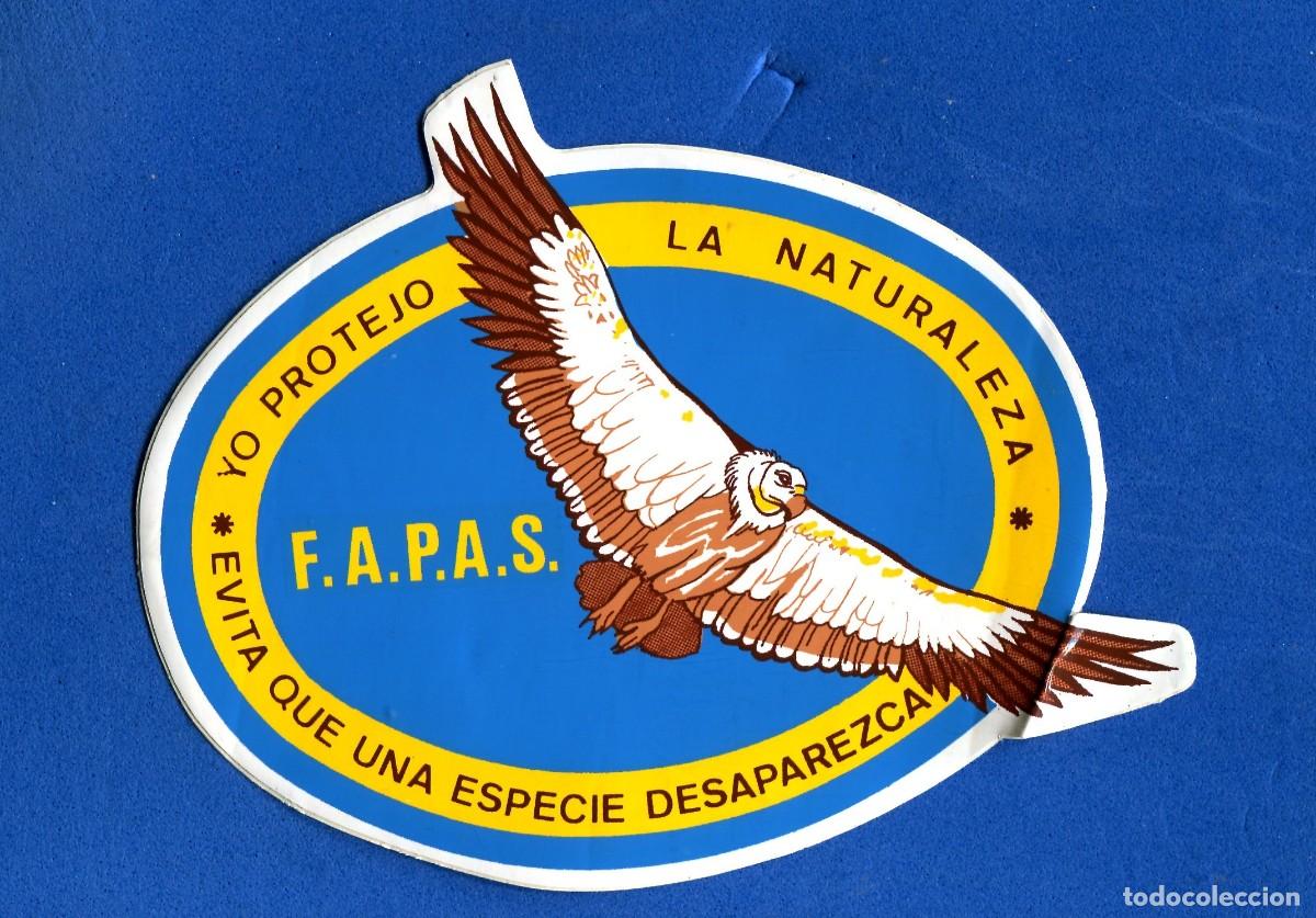 Autocollants de collection: PEGATINA YO PROTEJO LA NATURALEZA F.A.P.A.S