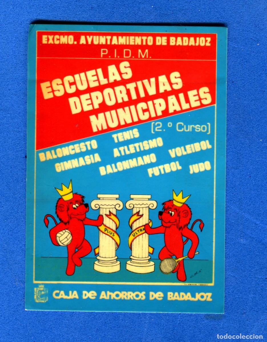 Autocolantes de cole&ccedil;&atilde;o: PEGATINA EXCMO AYUNTAMIENTO DE BADAJOZ ESCUELAS DEPORTIVAS MUNICIPALES
