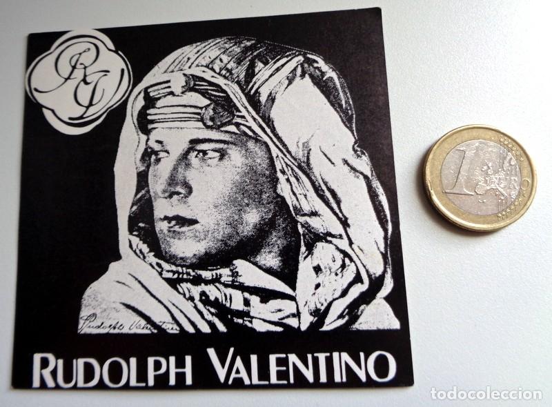 Pegatinas de colecci&oacute;n: PEGATINA ANTIGUA - A&Ntilde;OS 80 - DISCOTECA RUDOLPH VALENTINO - ZARAGOZA - DISCO