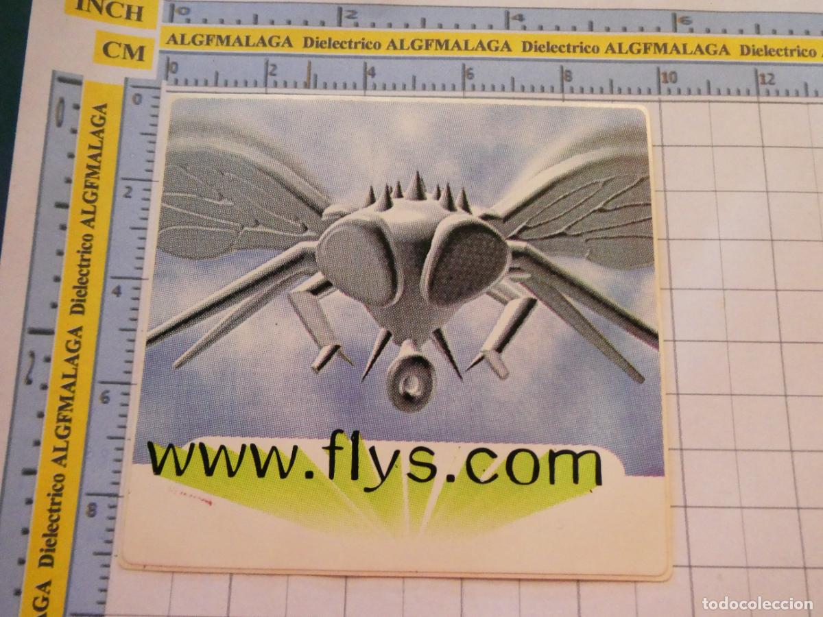Pegatinas de colecci&oacute;n: PEGATINA DE MARCAS DE ROPA. GAFAS DE SOL A&Ntilde;OS 90. BLACK FLYS UNSTOPABBLE. 83