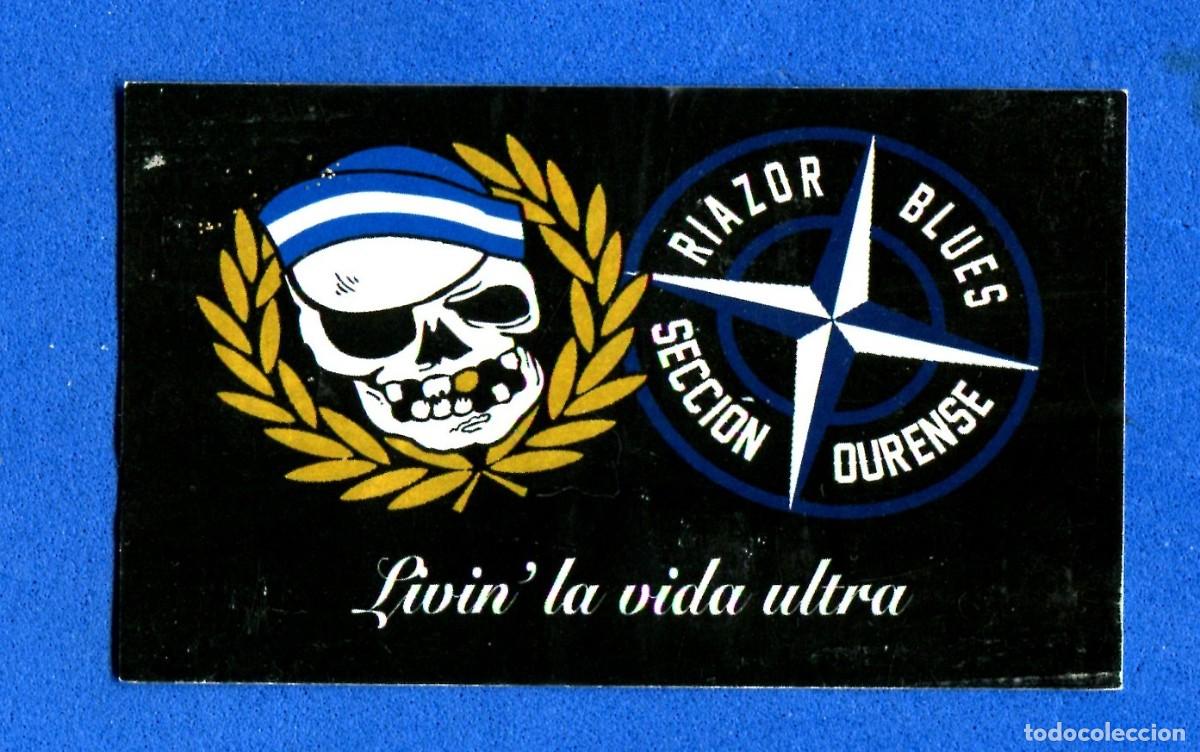 Autocolantes de cole&ccedil;&atilde;o: PEGATINA FUTBOL RIAZOR LA CORU&Ntilde;A SECCION ORENSE