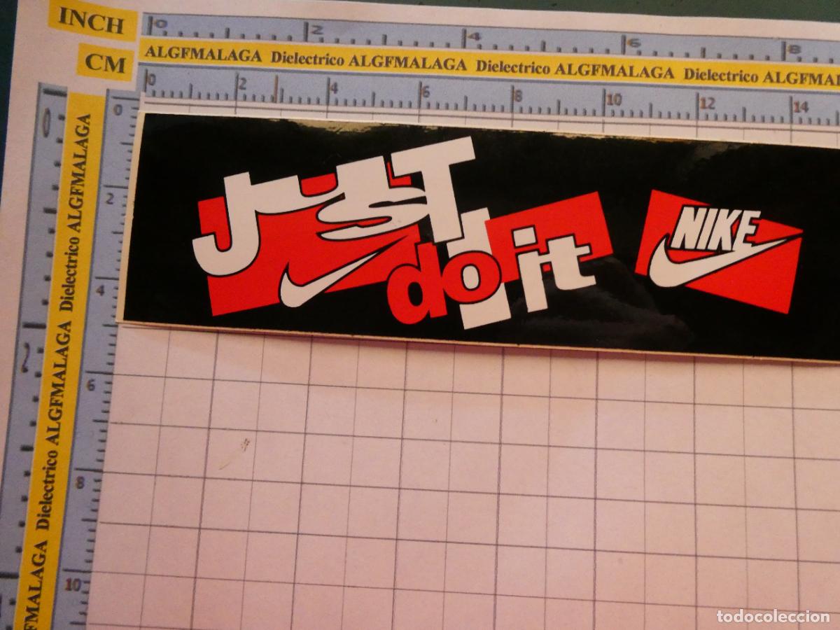 Pegatinas de colecci&oacute;n: PEGATINA DE MARCAS DE ROPA. NIKE JUST DO IT. 73