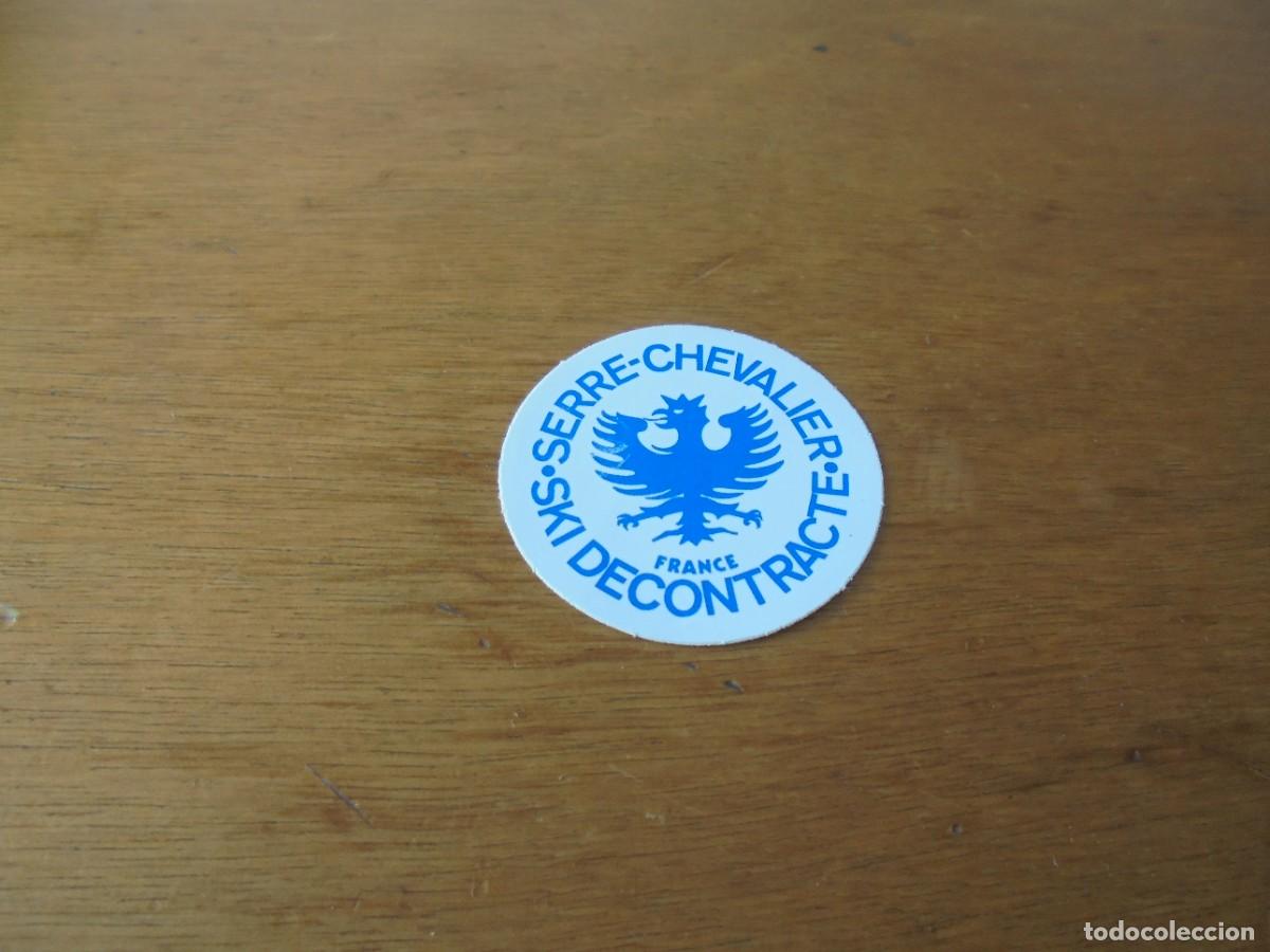 Pegatinas de colecci&oacute;n: PEGATINA DE LA ESTACI&Oacute;N DE ESQUI SERRE CHEVALIER, SKI DECONTRACTE, ALTOS ALPES, FRANCIA.