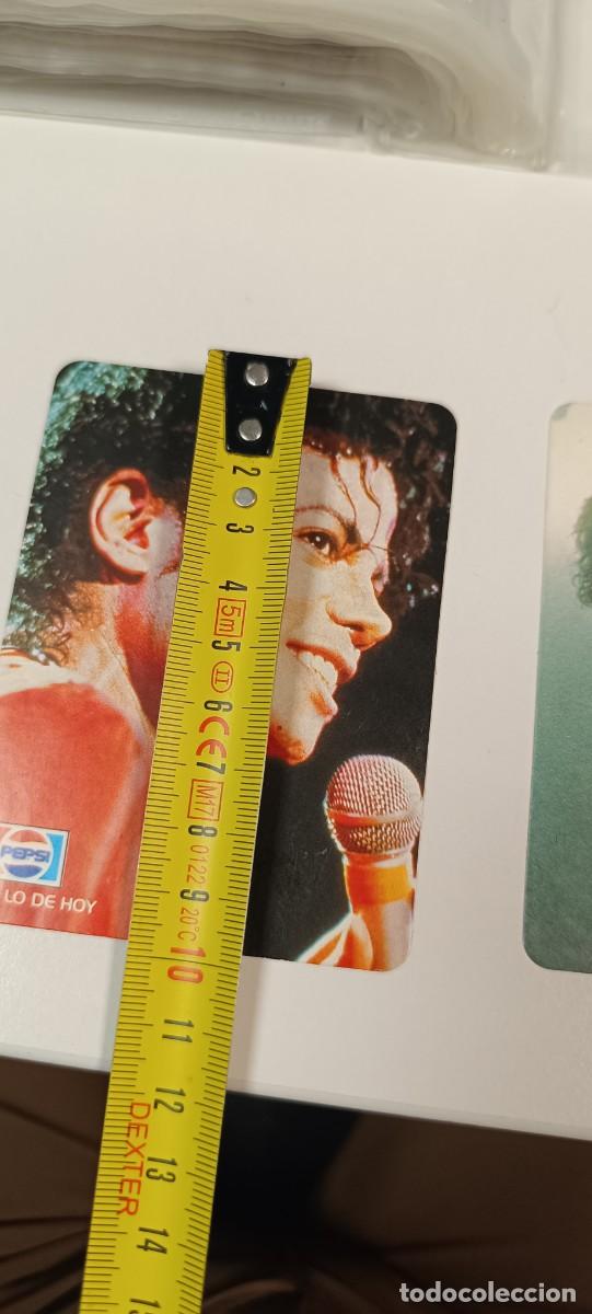Pegatinas de colecci&oacute;n: 2 CROMOS PEGATINAS DE MICHAEL JACKSON DE PEPSI - Foto 2