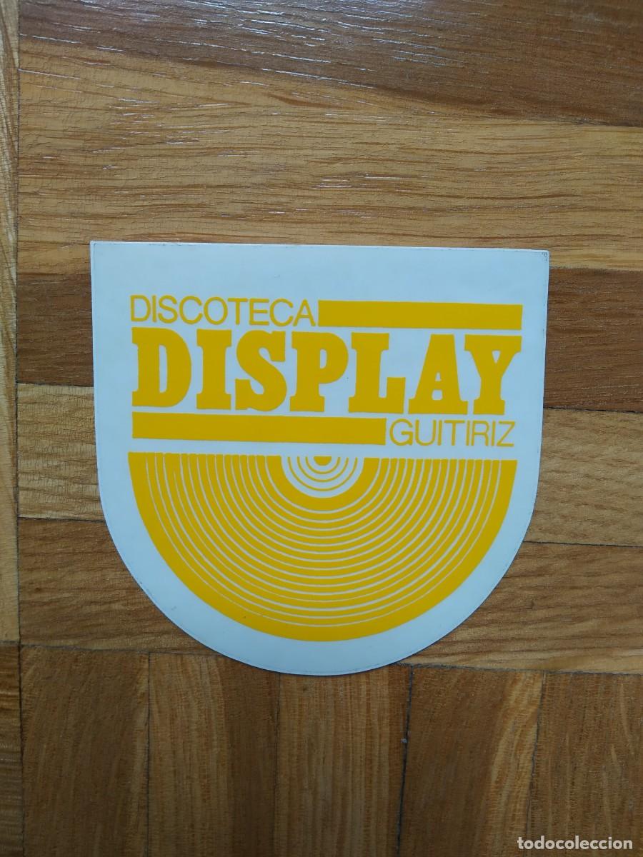 Pegatinas de colecci&oacute;n: PEGATINA DISCOTECA DISPLAY GUITIRIZ DISCO VER FOTOS SIN PEGAR