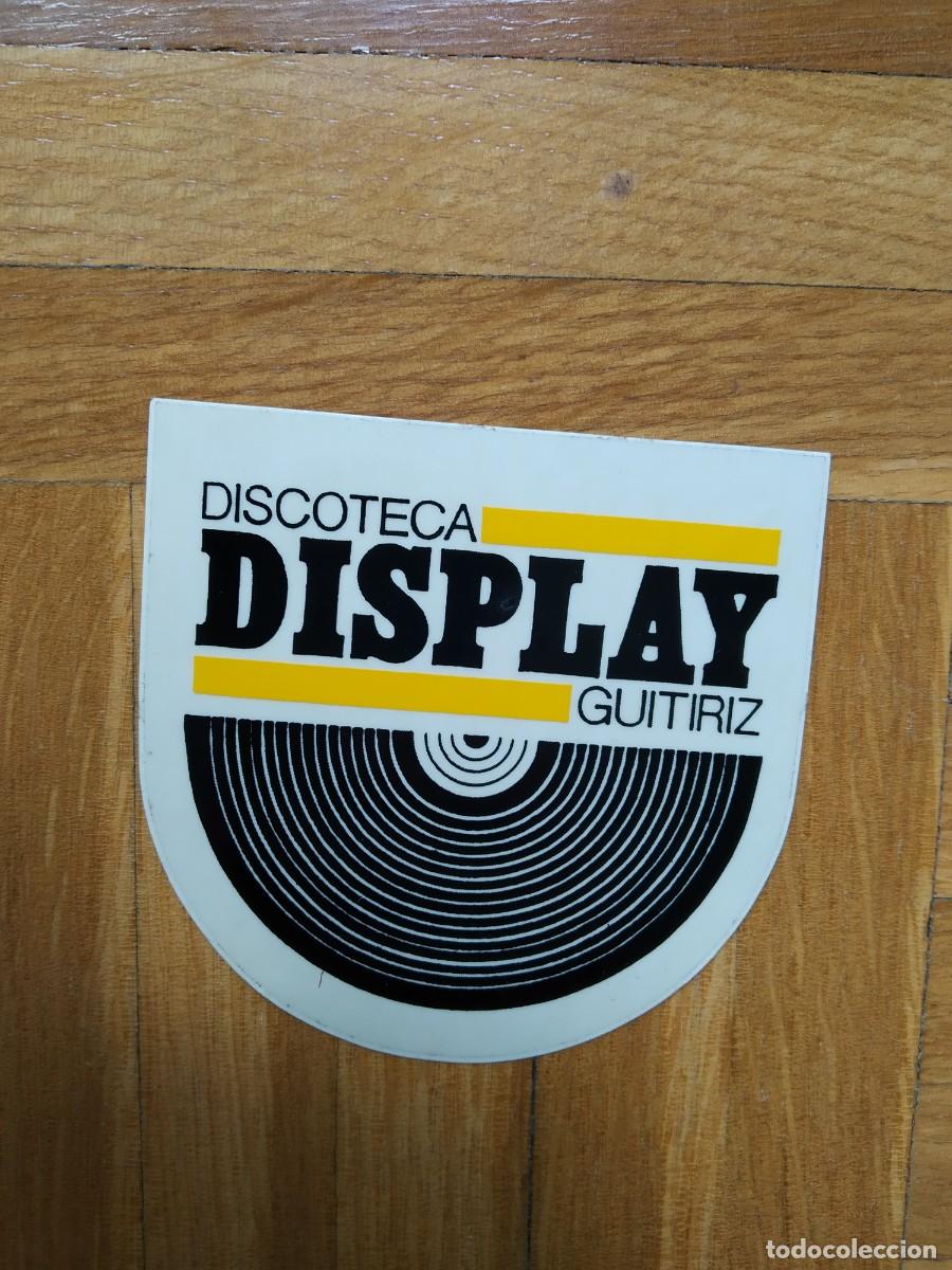 Autocolantes de cole&ccedil;&atilde;o: PEGATINA DISCOTECA DISPLAY GUITIRIZ DISCO VER FOTOS SIN PEGAR