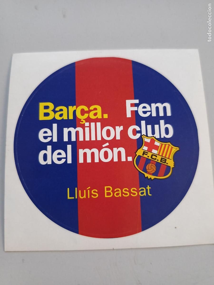Collection stickers: Pegatina bar&ccedil;a FC Barcelona Lluis Bassat club