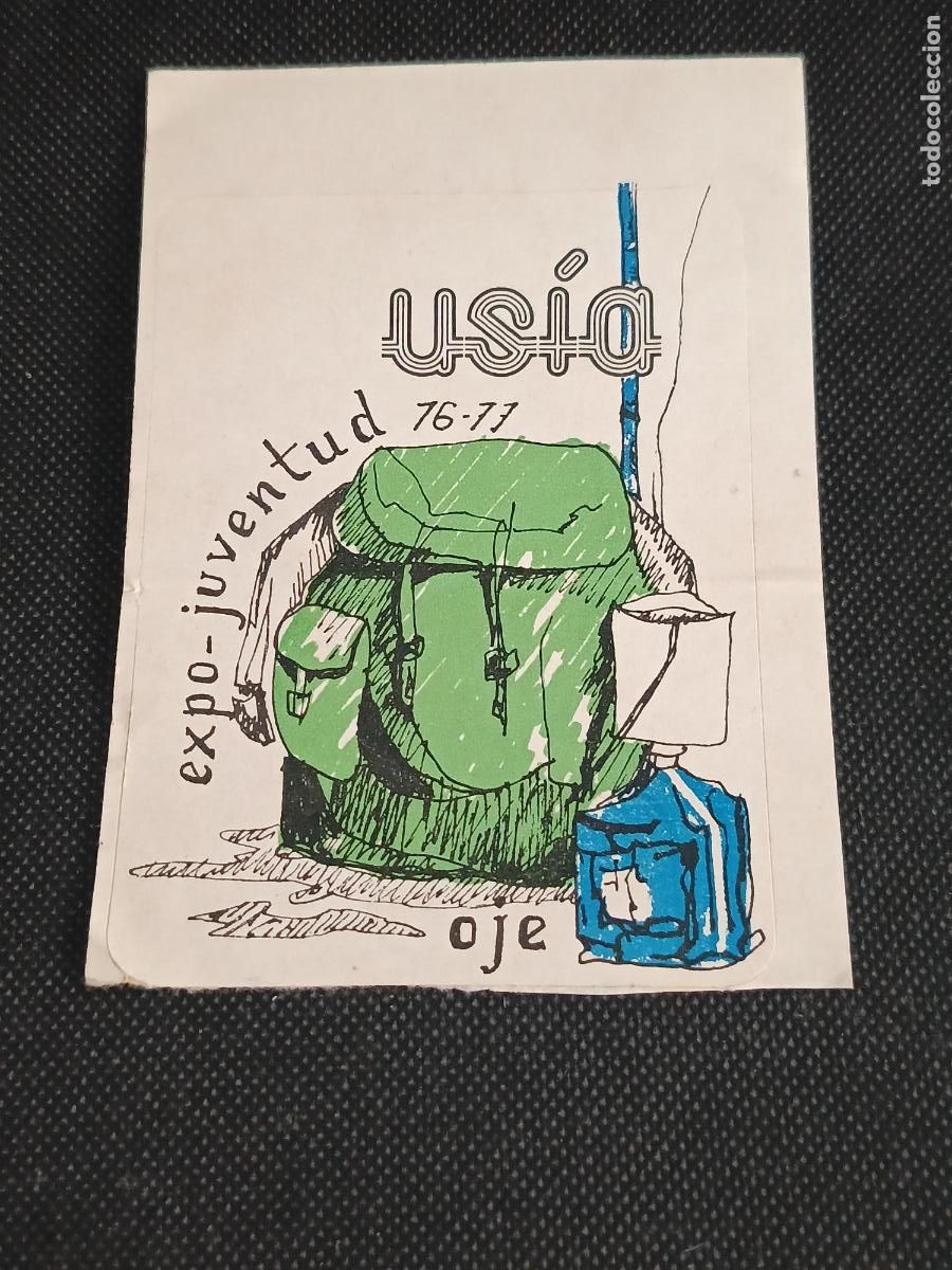 Collection stickers: Pegatina Expor Juventud 76 - 77 oje us&iacute;a
