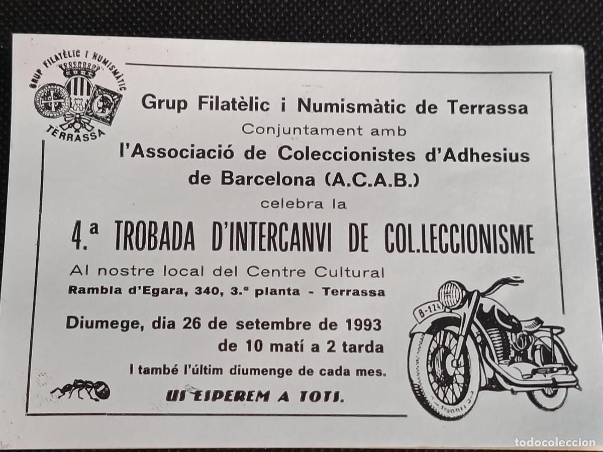 Collection stickers: Pegatina 4 trobada intercanvi coleccionisme 1993