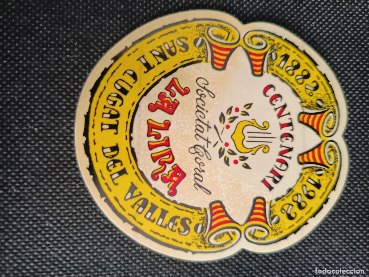 Collection stickers: Pegatina centenari La Lira societat coral 1982