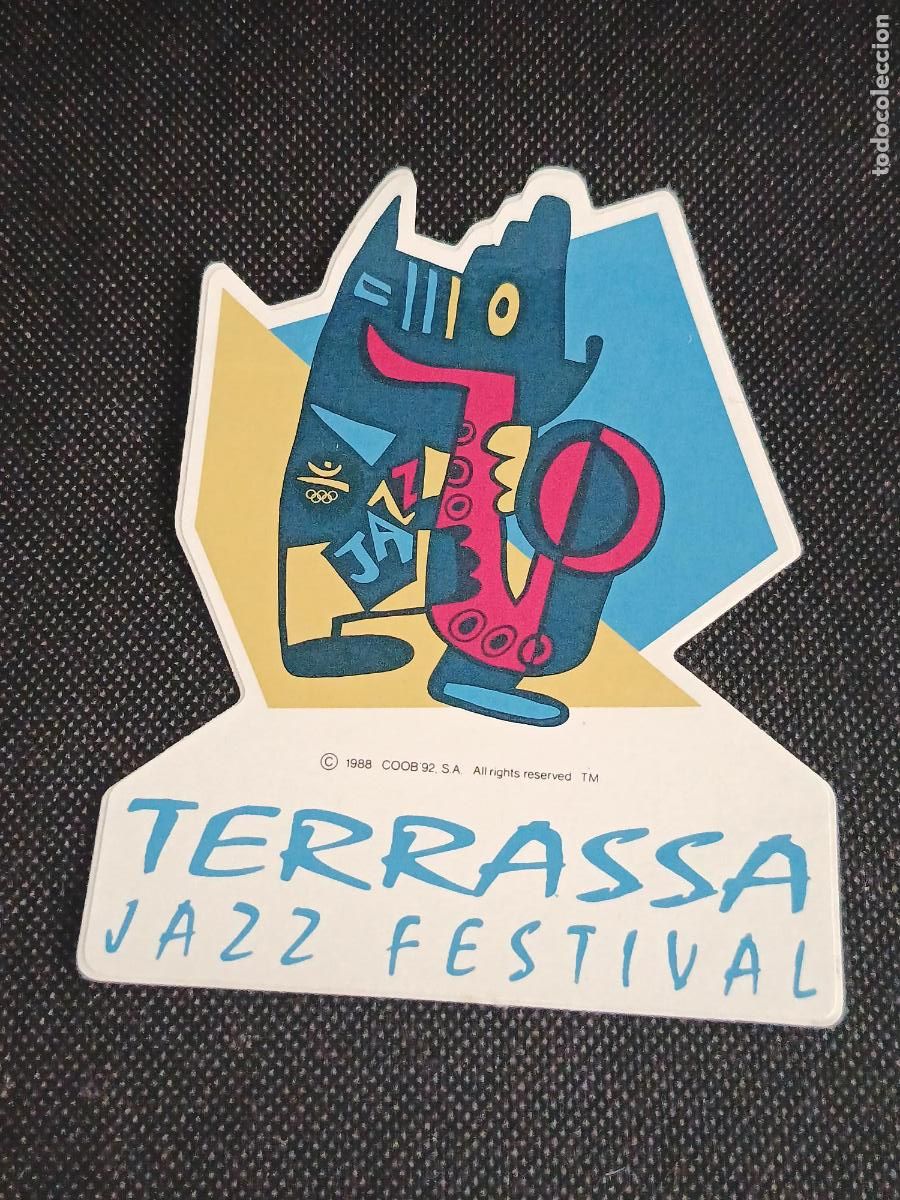 Collection stickers: Pegatina terrassa Jazz Festival 1988