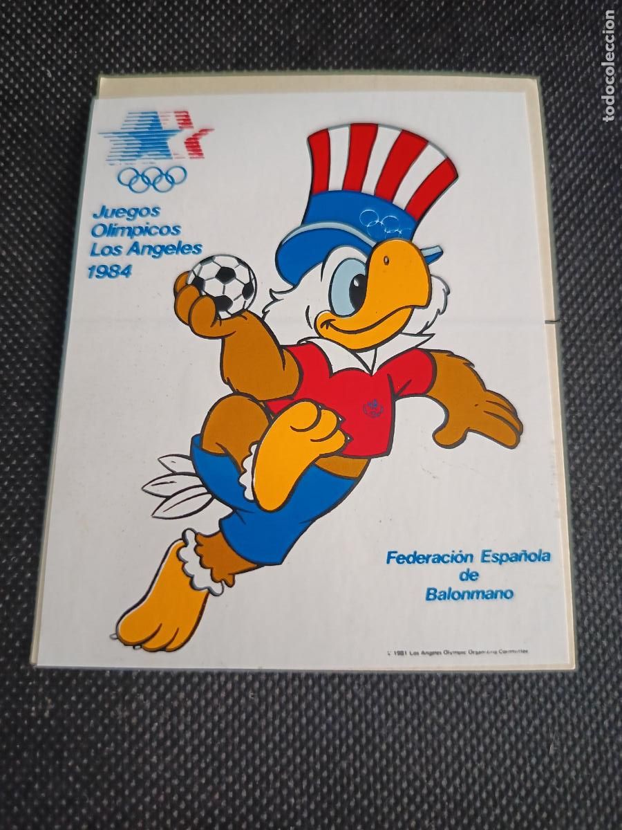 Pegatinas de colecci&oacute;n: Pegatina Juegos Olimpios Los Angeles balonmano