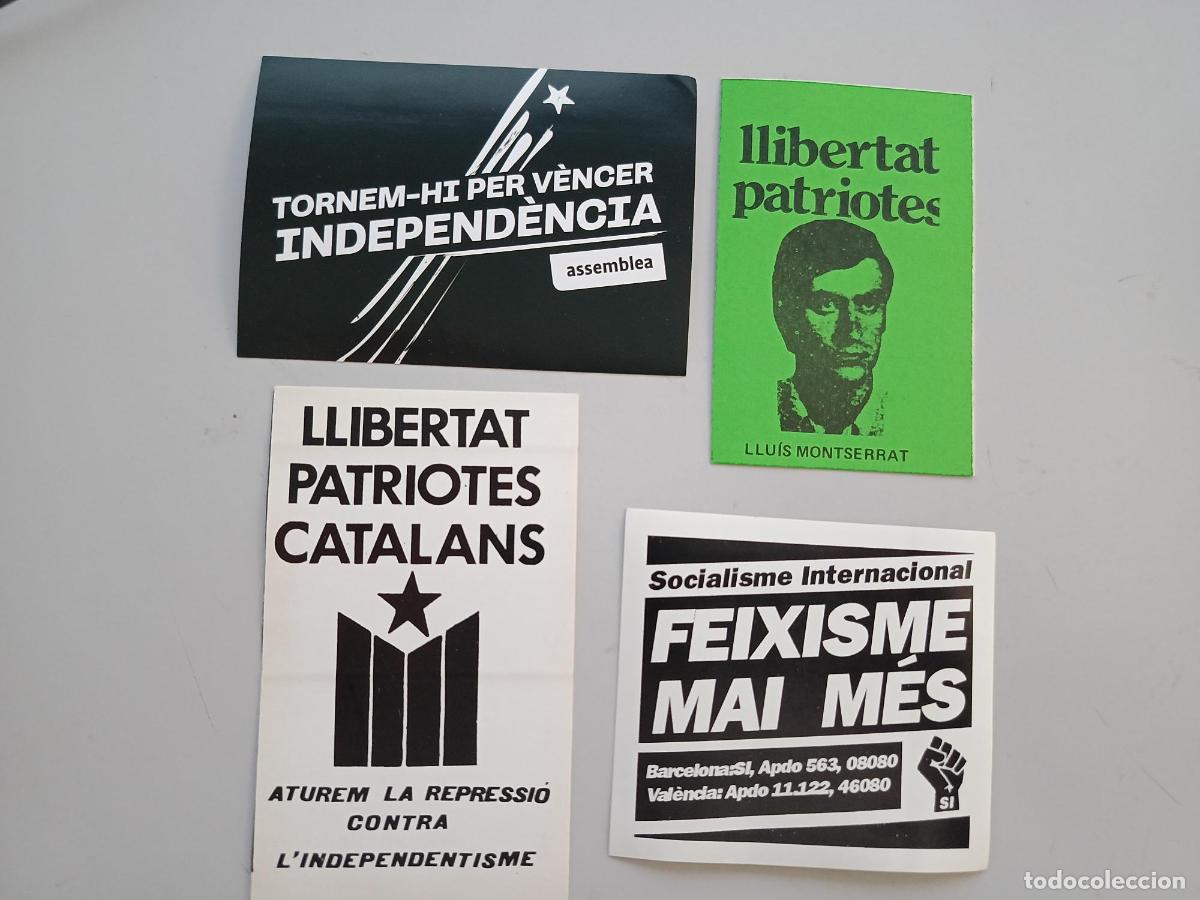 Pegatinas de colecci&oacute;n: Pegatinas Independencia patriotes catalans