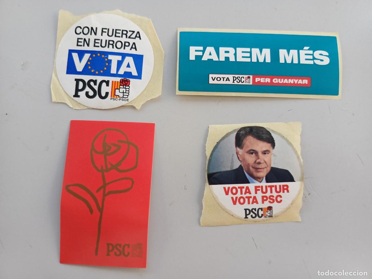 Pegatinas de colecci&oacute;n: Pegatinas PSC PSOE