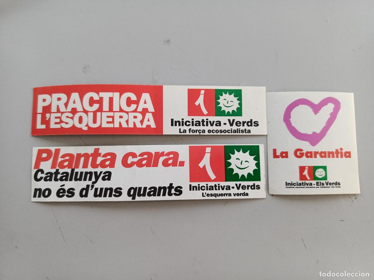 Pegatinas de colecci&oacute;n: Pegatinas iniciativa els verds