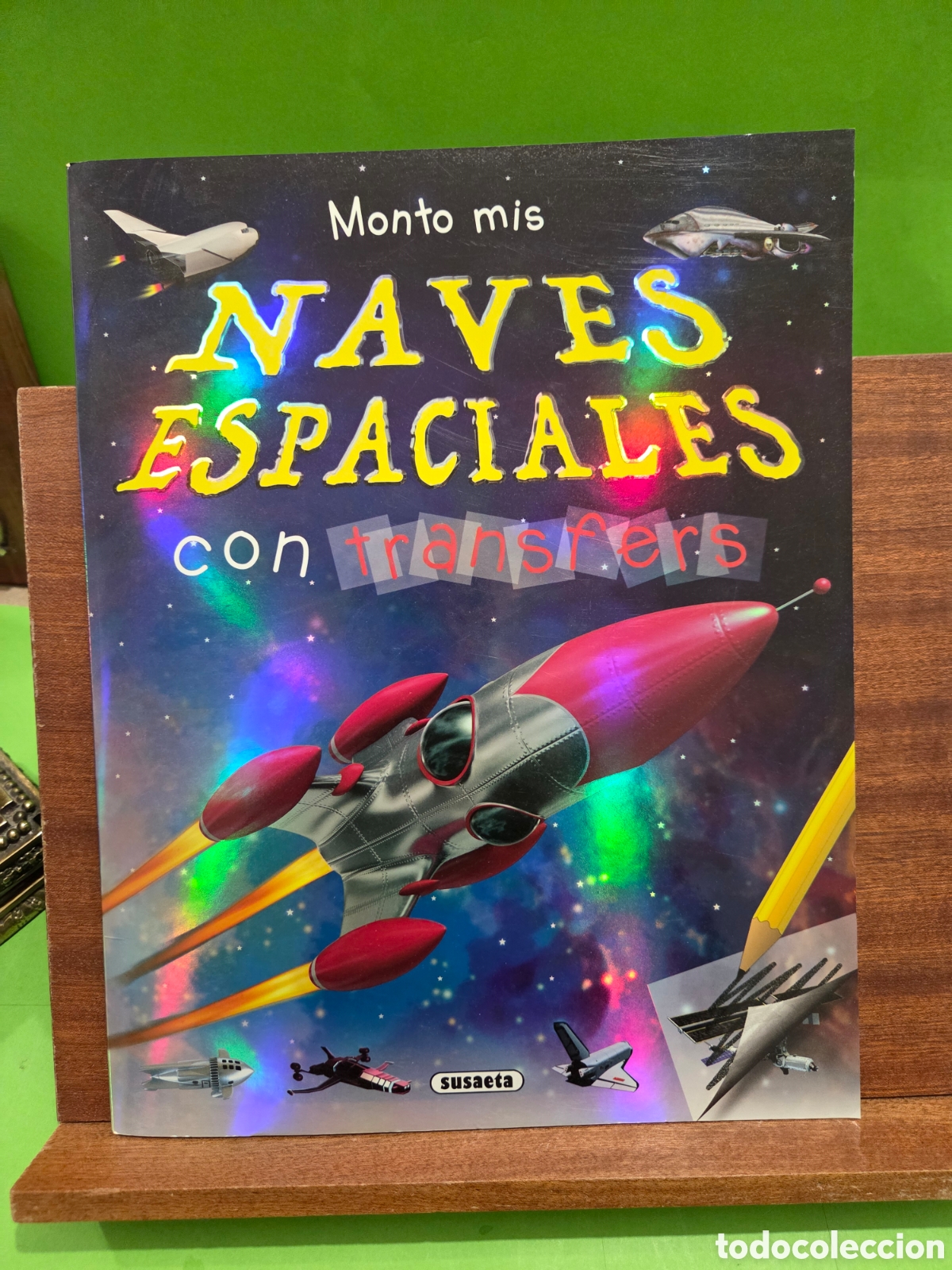 Pegatinas de colecci&oacute;n: &rdquo;&rdquo;MONTO MIS NAVES ESPACIALES&rdquo;&rdquo;...SUSAETA EDICIONES...SIN USAR..CON TODAS LAS PEGATINAS...