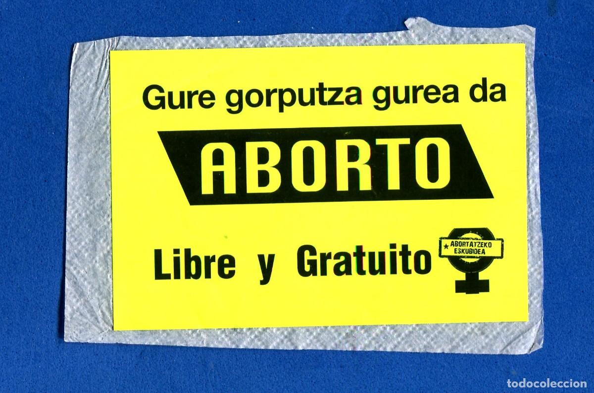 Autocolantes de cole&ccedil;&atilde;o: ANTIGUA PEGATINA POLITICA RECUPERADA