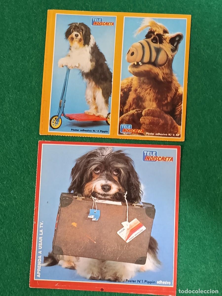 Autocolantes de cole&ccedil;&atilde;o: PEGATINAS PERSONAJES TELEVISI&Oacute;NDE LA REVISTA TELE INDISCRETA A&Ntilde;OS 80