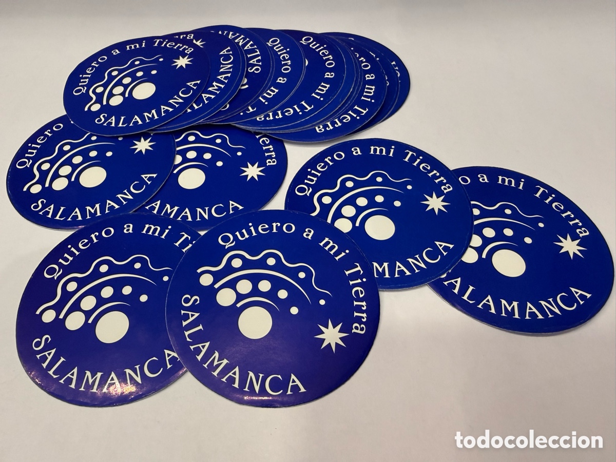 Pegatinas de colecci&oacute;n: Lote de 27 pegatinas. Quiero a mi tierra salamanca . Sin pegar