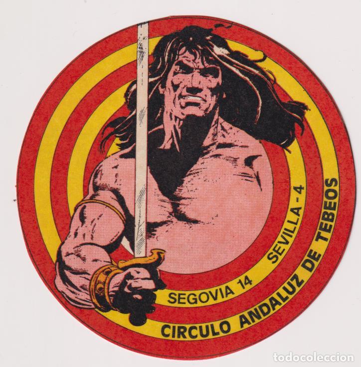 Pegatinas de colecci&oacute;n: Pegatina (11, 5) Conan, C&iacute;rculo Andaluz de Tebeos, Sevilla