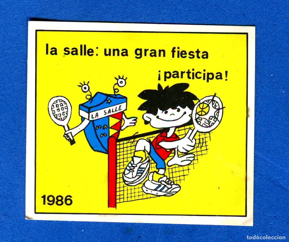 Pegatinas de colecci&oacute;n: PEGATINA COLEGIO LA SALLE VALLADOLID 1986