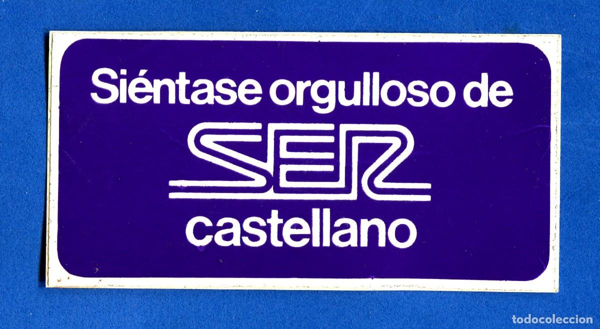 Autocolantes de cole&ccedil;&atilde;o: PEGATINA SIENTASE ORGULLO DE SER CASTELLANO