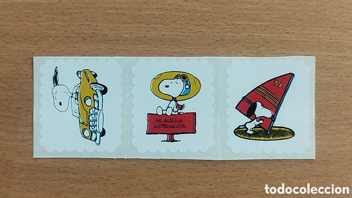 Pegatinas de colecci&oacute;n: ANTIGUAS PEGATINAS SNOOPY ADHESIVOS