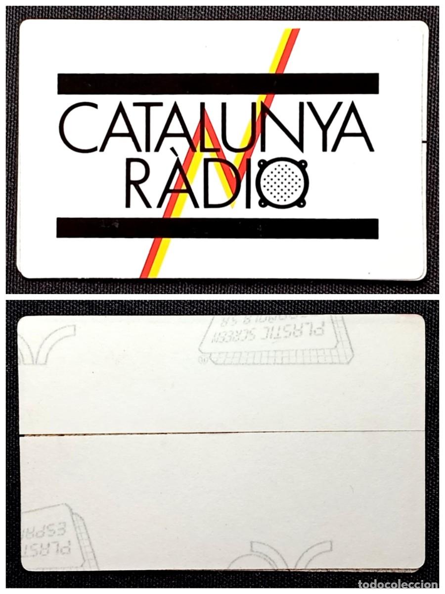 Pegatinas de colecci&oacute;n: ⚜️ &Ntilde;09X00C. Catalunya R&agrave;dio. Pegatina / Adhesivo vintage. 79 x 50 mm