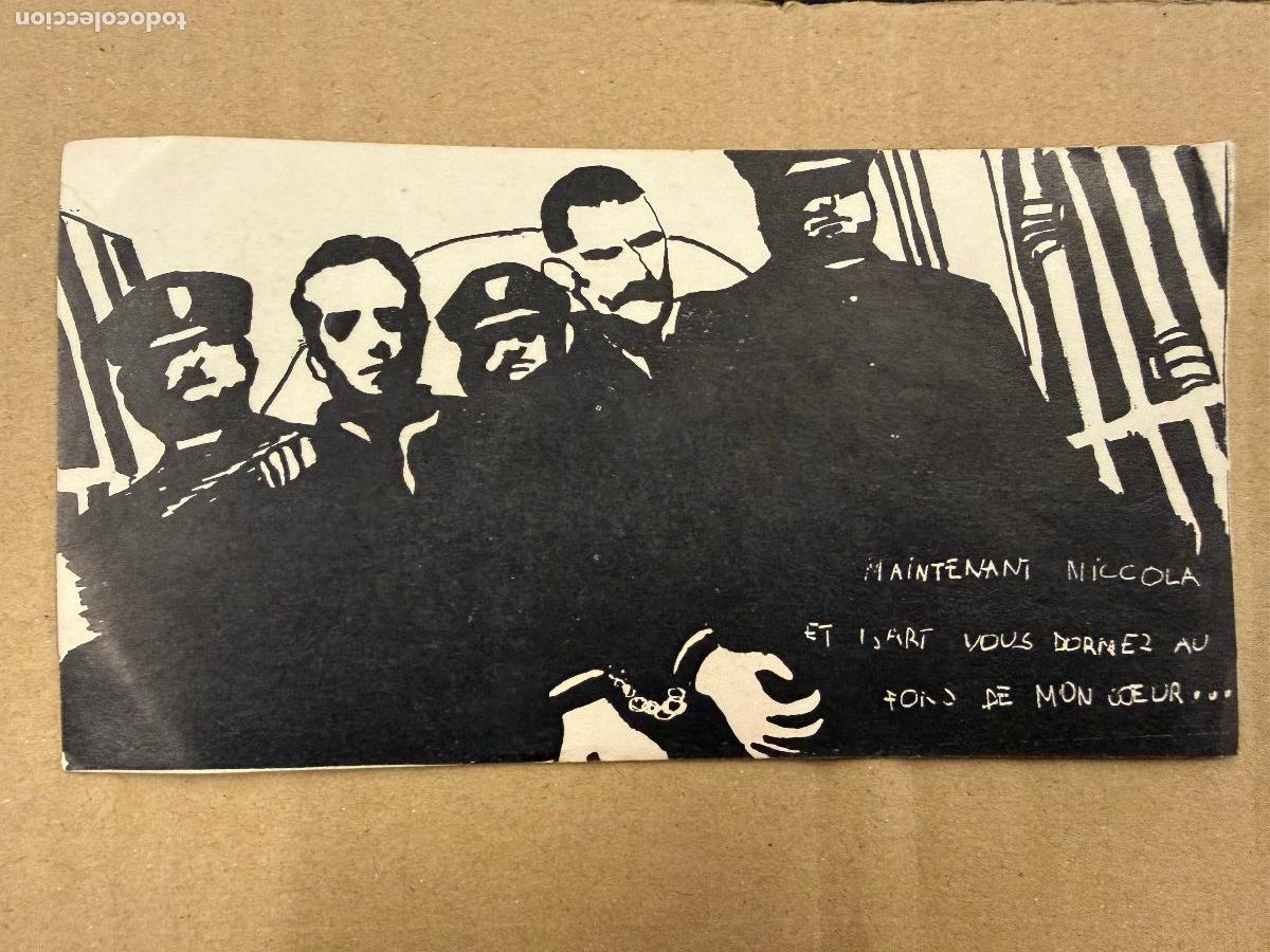Pegatinas de colecci&oacute;n: Pegatina reivindicativa politica. Nicola Sacco y Bart Vanzetti. 16x9.