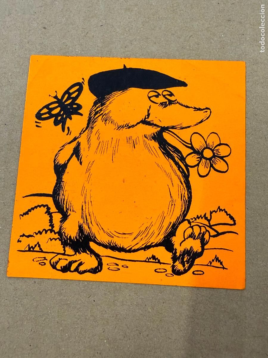 Pegatinas de colecci&oacute;n: Pegatina reivindicativa politica. Luciendo la Txapela. 8x8cms