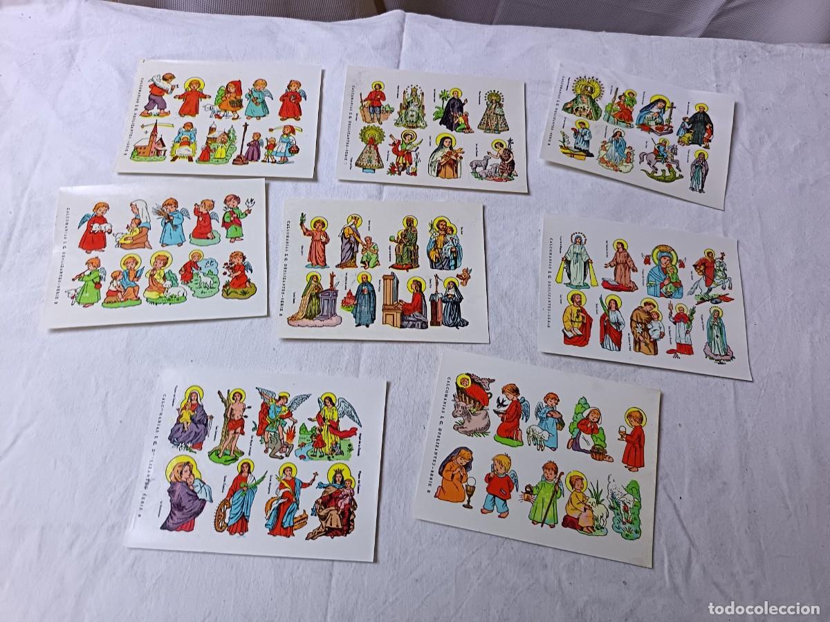 Autocolantes de cole&ccedil;&atilde;o: Lote de 8 hojas de Calcamon&iacute;as, IC