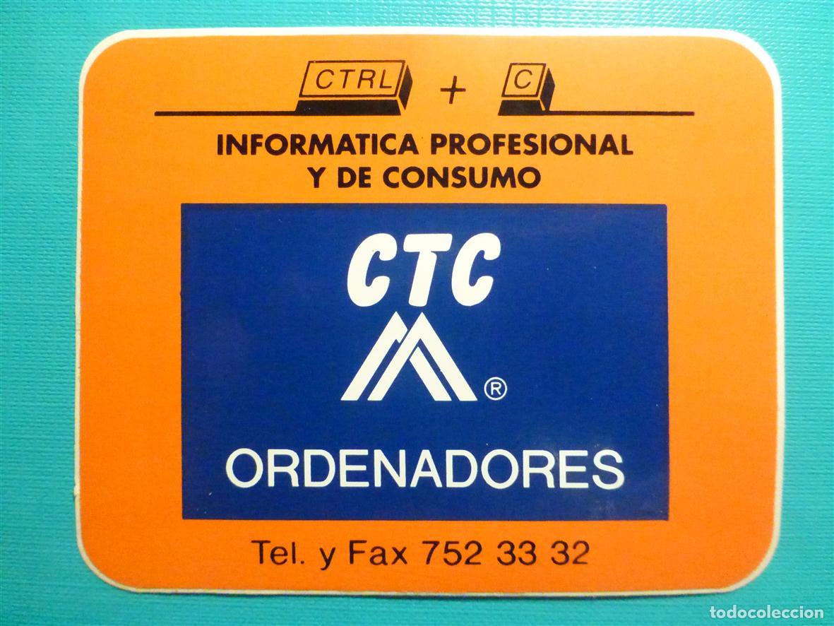 Pegatinas de colecci&oacute;n: ✔ Pegatina - Adhesivo - CTC - Ordenadores - Inform&aacute;tica - A&ntilde;os 80&acute;s - 10 x 8 cm.