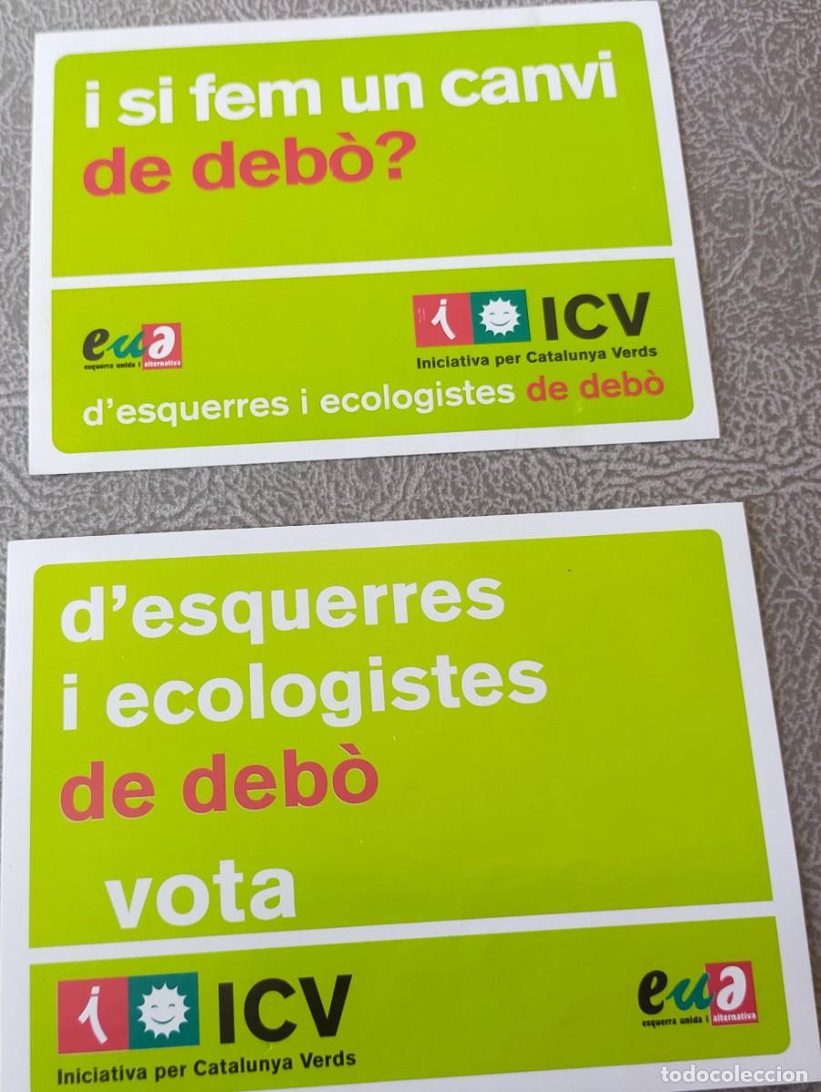 Autocolantes de cole&ccedil;&atilde;o: ADHESIVOS DE PROPAGANDA DE INICIATIVA PER CATALUNYA