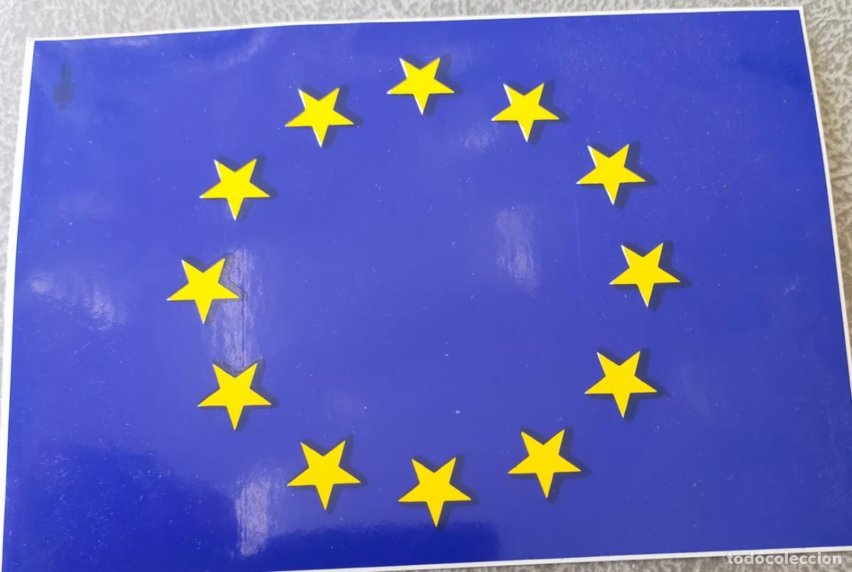 Sammlung von Aufklebern: ADHESIVO CON LA BANDERA EUROPEA