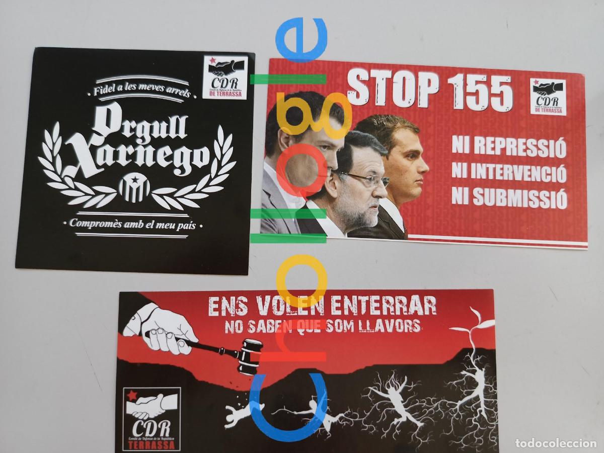 Collection stickers: Pegatinas CDR Terrassa independencia catalunya independentista politica
