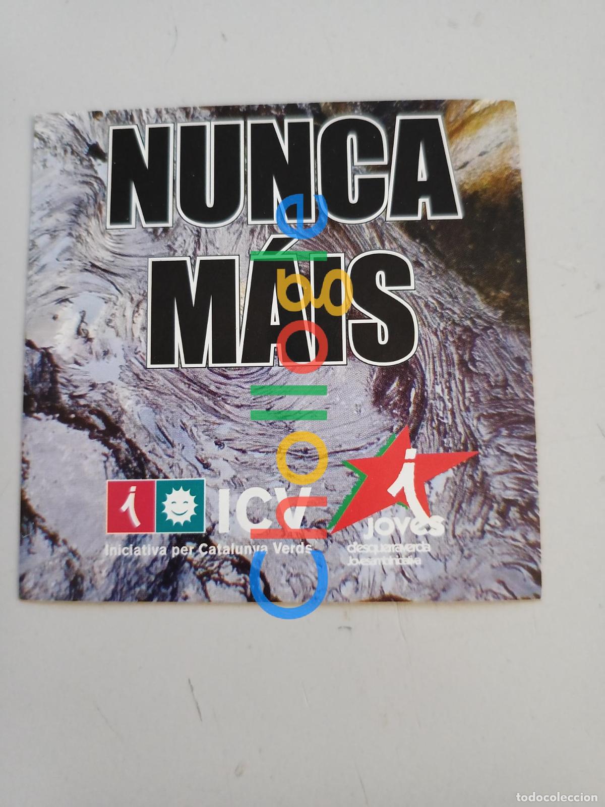 Collection stickers: Pegatina ICV joves Nunca mais politica