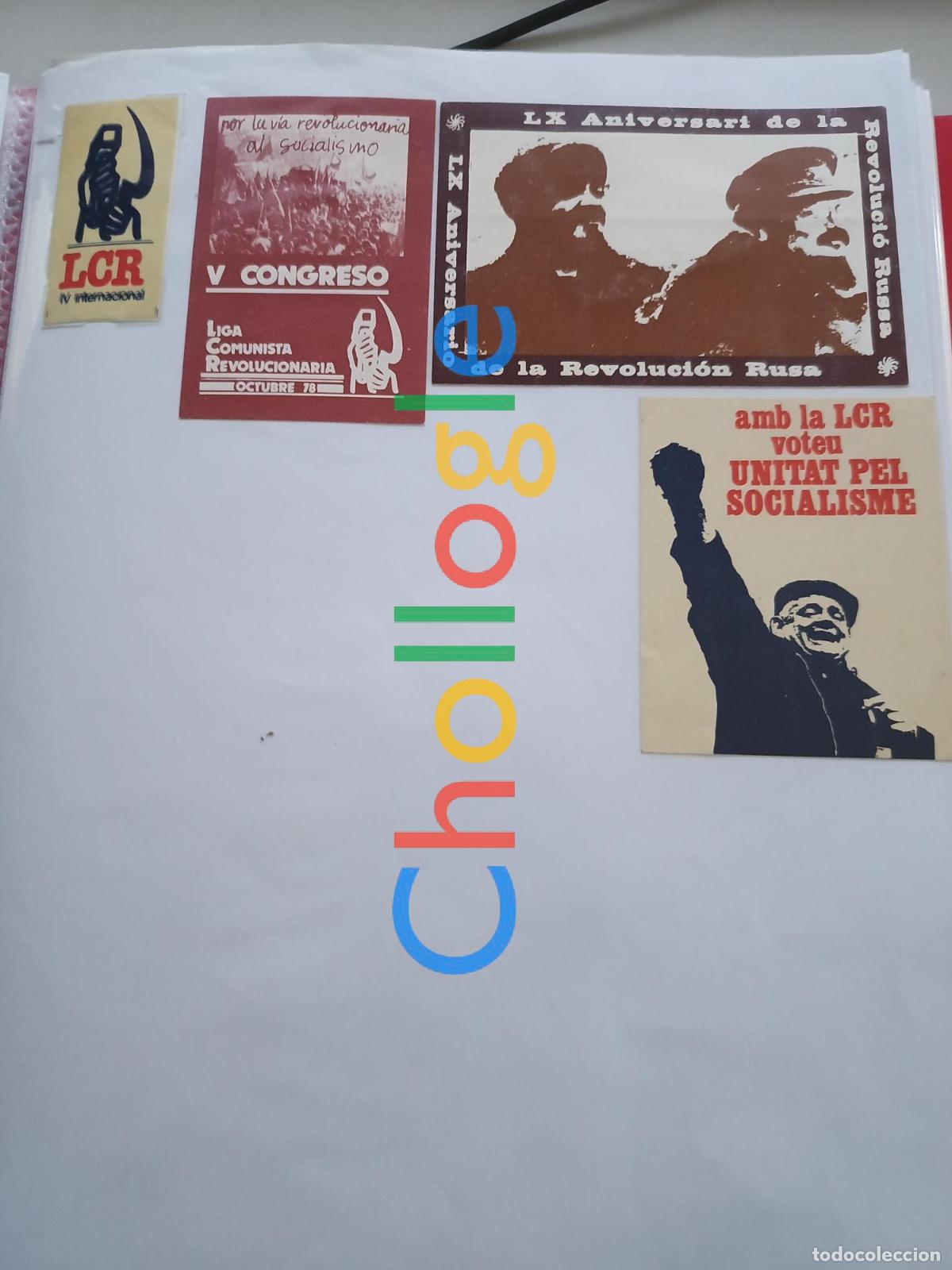 Pegatinas de colecci&oacute;n: Colecci&oacute;n Pegatinas Liga Comuinista Revolucionaria politica