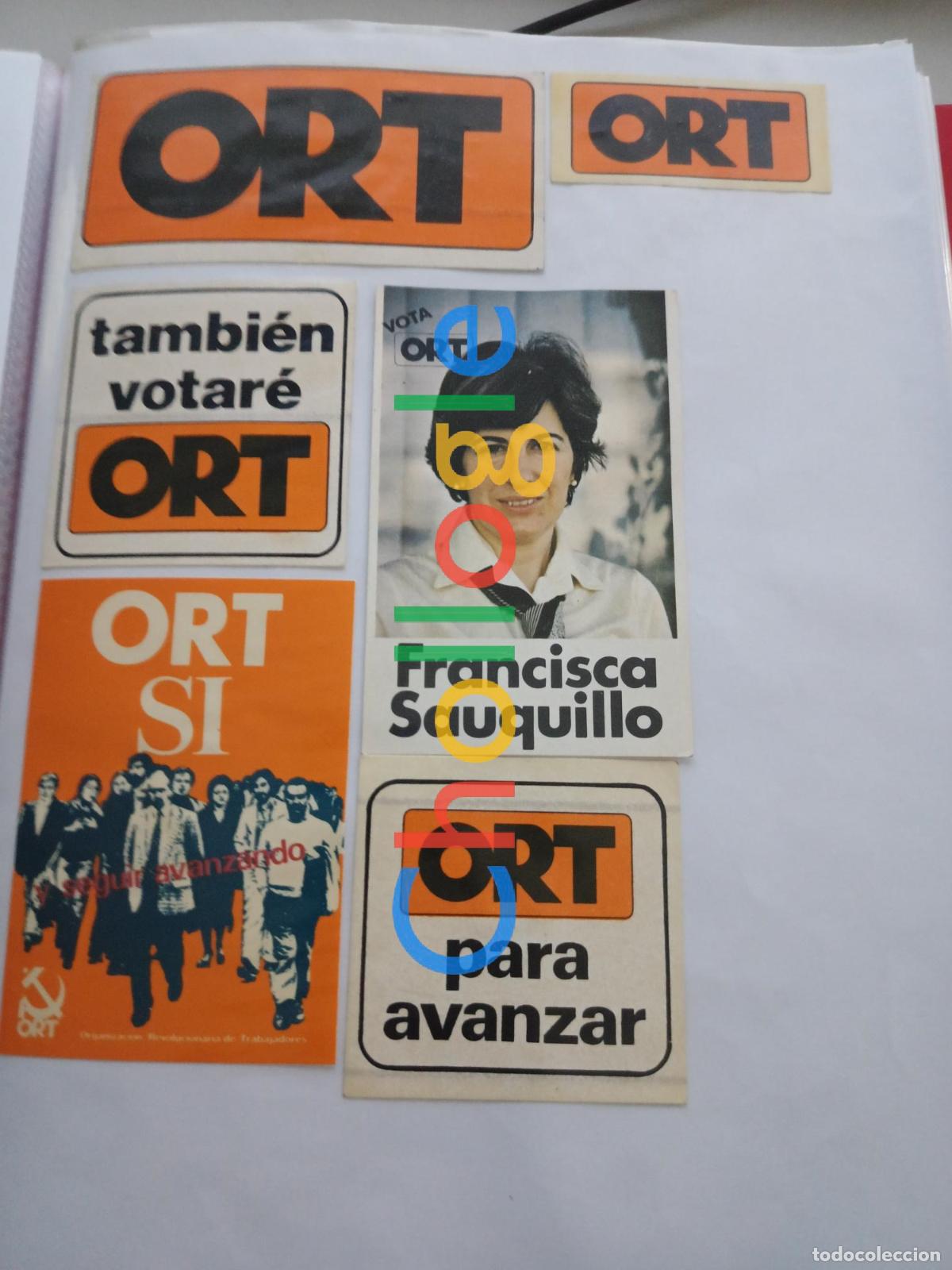 Pegatinas de colecci&oacute;n: Colecci&oacute;n Pegatinas ORT politica