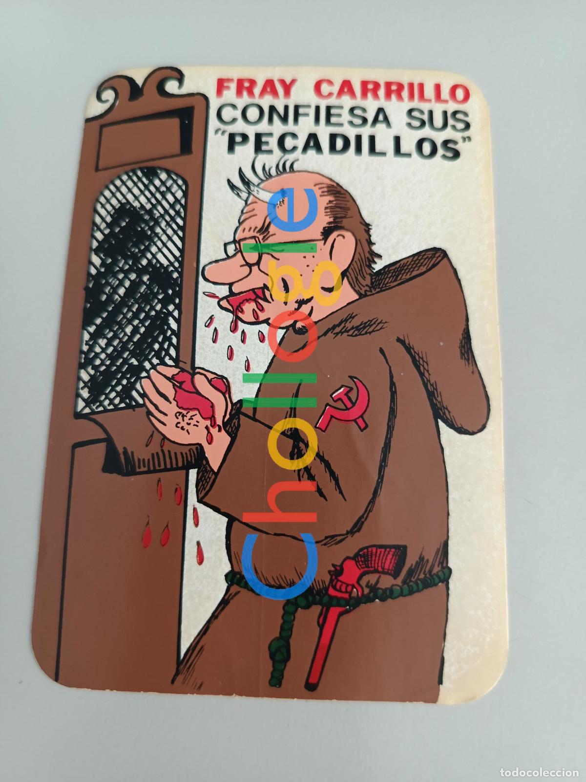 Pegatinas de colecci&oacute;n: Pegatina Carrillo politica
