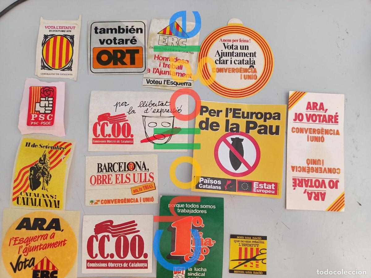 Pegatinas de colecci&oacute;n: Colecci&oacute;n Pegatinas politicas